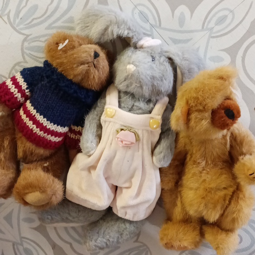 Bears Bunny Jointed Collectibles Teddy bears Plush Stuffed Animals Set BOYDS TY